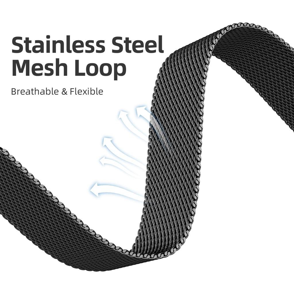 Ремешок для Apple Watch Series 10 Ultra 9 8 7 SE 6 5 4 3 2 1 46 мм 49 мм 45 мм 44 мм 42 мм Магнитная застежка Полоска из нержавеющей стали