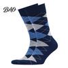 High Quality Workplace Socks Men's Dress Socks, Comfortable Crew Sock, Solid, Striped, Argyle, Dotted Polyester Cotton Blend Long Large Size Business