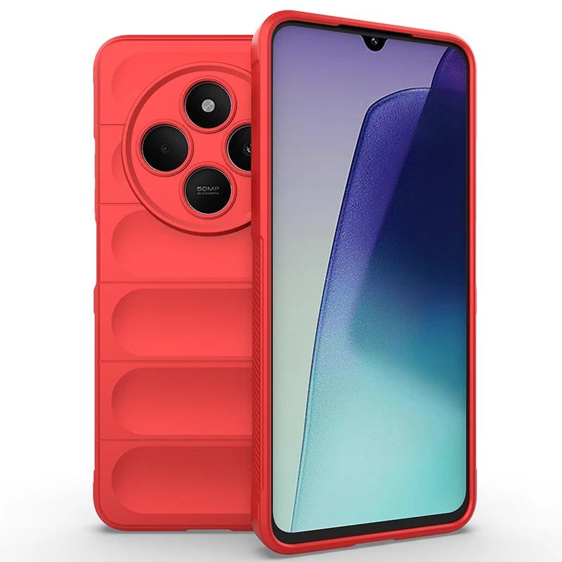 Мягкий на ощупь гибкий силиконовый чехол для Xiaomi Poco C75 Redmi 14C 4G защитный чехол противоударный Fundas Coque
