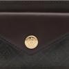 Tory Burch T Monogram Logo Print Coated Canvas Card Holder Unisex Accessories Brown 165036-200