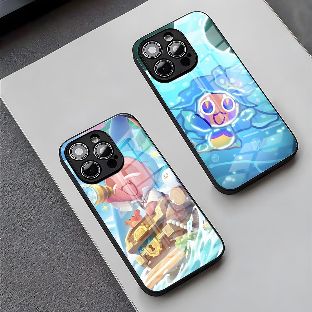Korean Game C-Cookie Run Kingdom Phone Case For iPhone 18 17 16 Pro Max 15 Plus 14 Pro 12 11 13 Mini X XR XS Max SE Glass Cover
