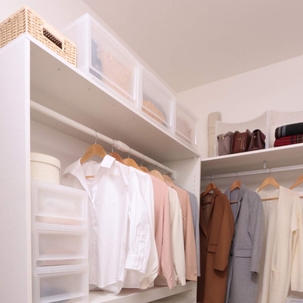 Ящик для хранения вещей Iris Ohyama Natural MD Size Closet Set of 3 (глубоко) Прием посетителей MBC-MD