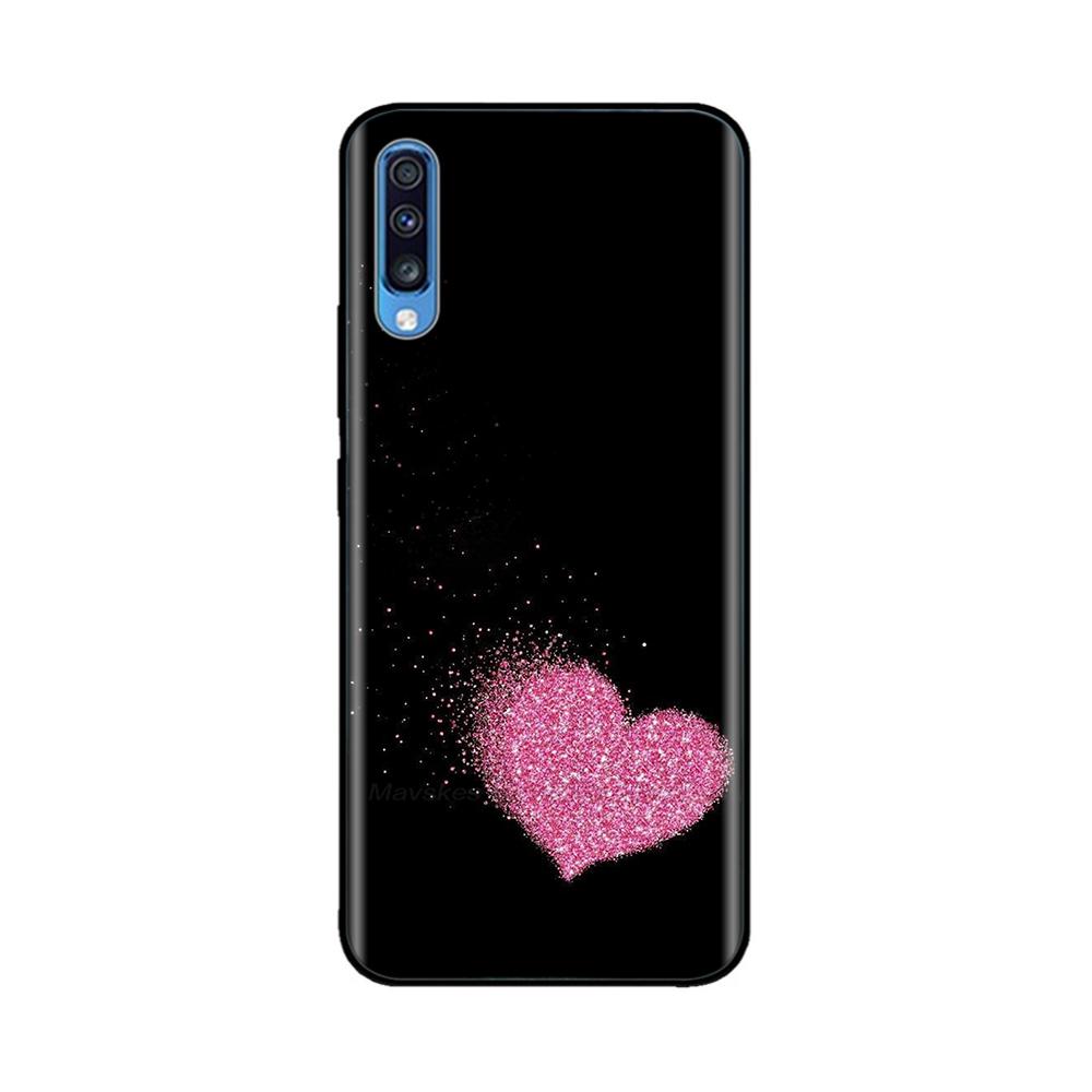 Ударопрочный чехол для Samsung Galaxy A70 Чехол Мягкий Силикон ТПУ Печатный Чехол для Samsung A70 Чехол A 70 A705F Funda Оболочка Задние Чехлы