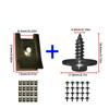 40pcs Chassis Engine Guard Metal Nut/Screw Washers U-shape Clip for BMW E46 E92 E90 F10 Car Fender Bumper Cross Head Screws