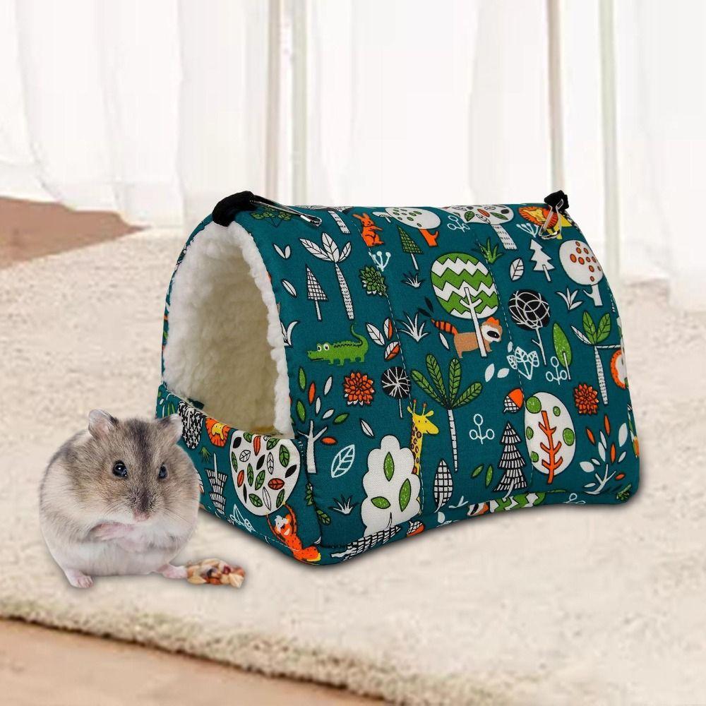 Nest For Parrot Ferret Squirrel Guinea Pig Nest Hamster Sleeping Bed Warm Mat Hamster Hammock Bed