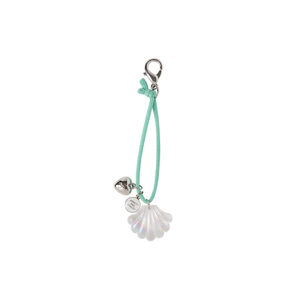 JOSEPH & STACEY Lucky Toytoy Key Ring Doldolee Green Shell