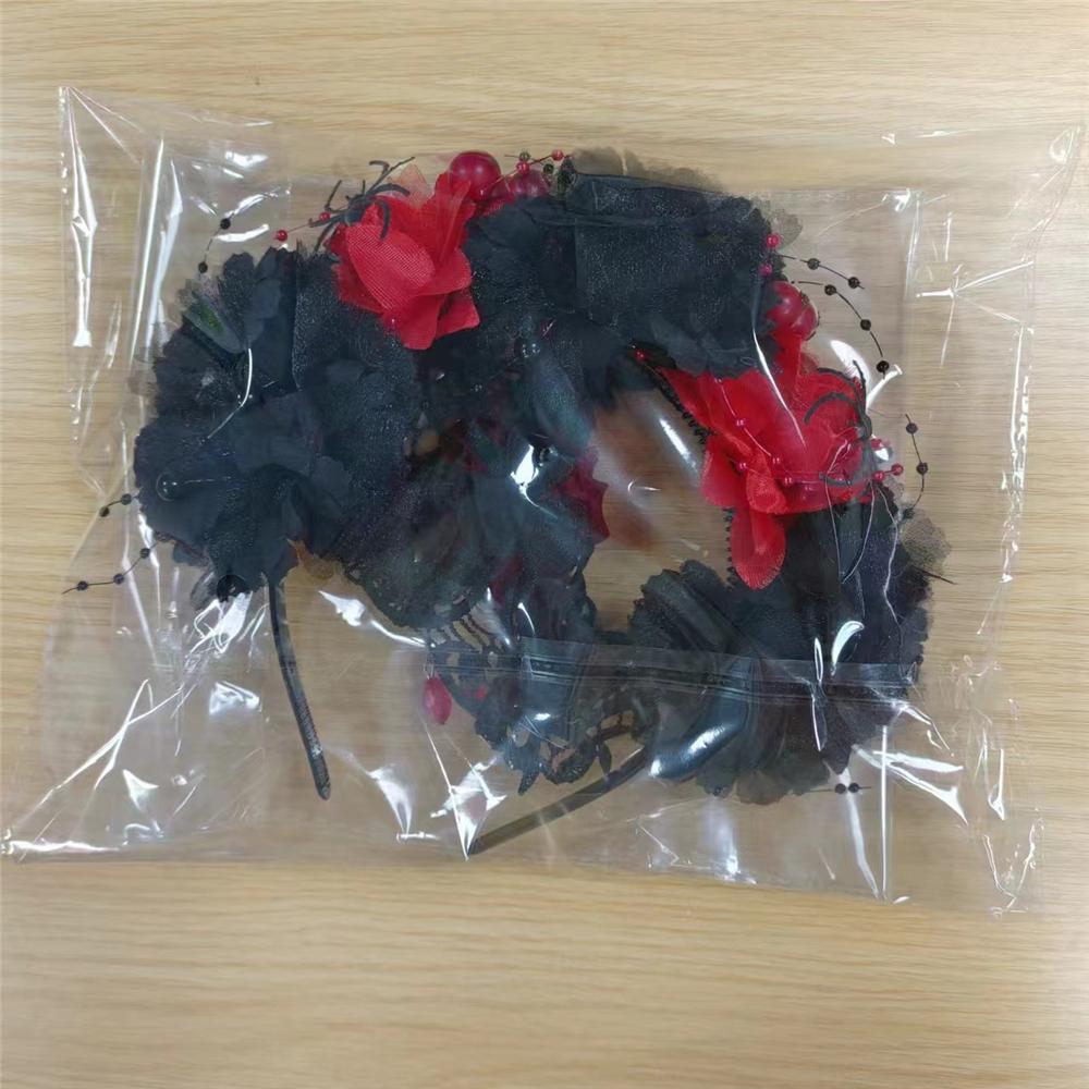Skull Rose Mexican Rose Flower Crown Headband Day of The Dead Headpiece for Women