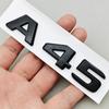 3D ABS Car Letters Logo A45 A45S TURBO 4MATIC Sticker Rear Trunk Fender Both Side Badge Emblem For Mercedes Bnez AMG W177 W176