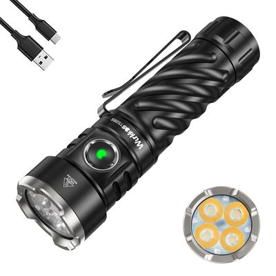Перезаряжаемый фонарик Wurkkos TS26S 3100 4 Ярких 191 Метр Магнитный Водонепроницаемый IP68 EDC Идеально подходит для чрезвычайных ситуаций и кемпинга - Люмены, Светодиоды, Дальность,