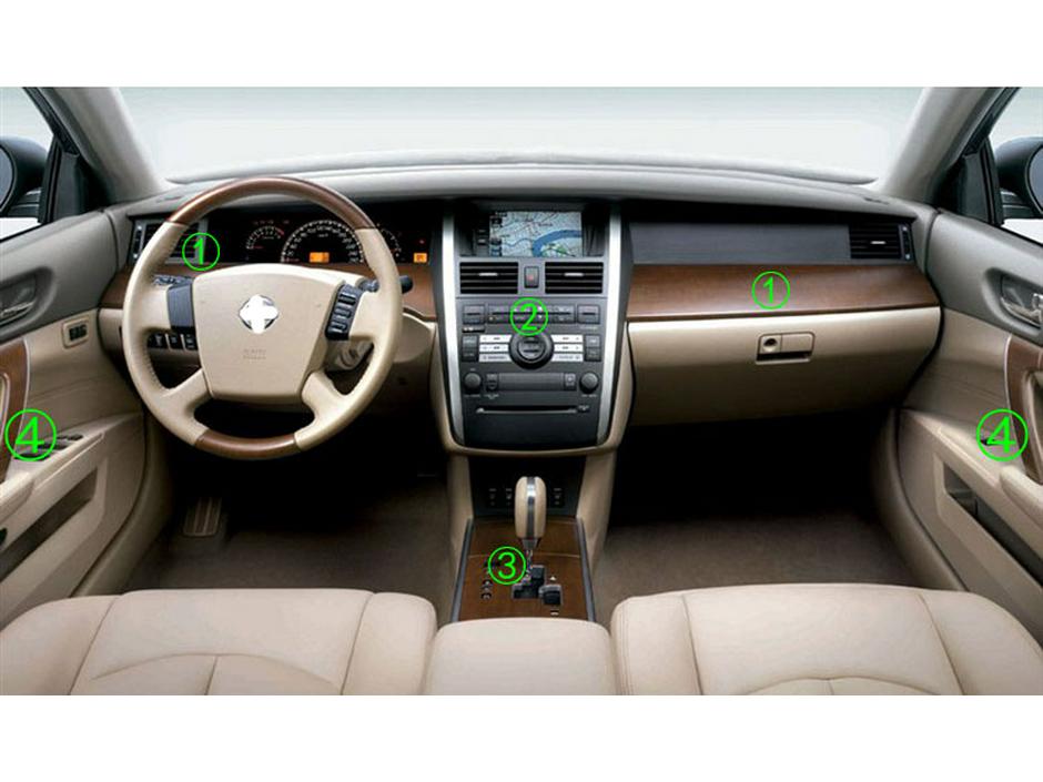 Teana 2004-2007 Carbon Fiber Interior Film Gear Decoration Sticker