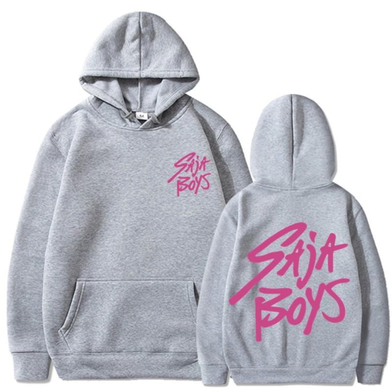 Unisex Hooded Sweatshirt Teens Adults Cotton Blend Printed Pullover With Front Pocket Casual Wear