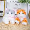 Pillow Stuffed Animal Soft Plush Pillow Cat Stuffed Toys Simulation Cat Plush Toy Cat Plush Doll