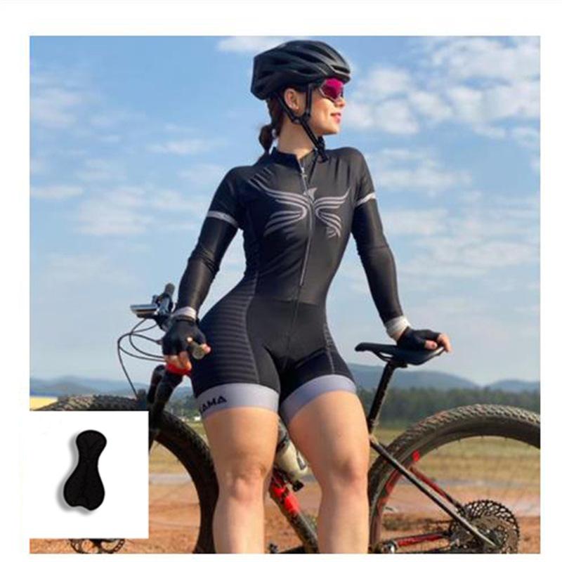 Triathlon Onesie Summer Women's Short-sleeved Mountain Road Bike Slim-fit Quick-drying Cycling Suit
