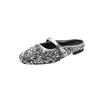 Fashion Shoes for Women 2024 Hot Sale Closed Toe Women's Slippers Fashion Sequins Dress Slippers Women Brand Shallow Flat Slippers