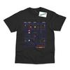 Футболка с DTG-печатью в стиле ретро-игр, вдохновленная Pac-Man