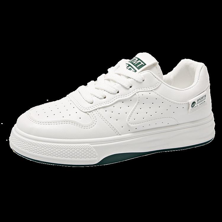 2024 Осень Новые Женские Кроссовки Женские Кожаные Легкие Женские Туфли Женские Повседневные Спортивные Маленькие Белые Туфли Женские