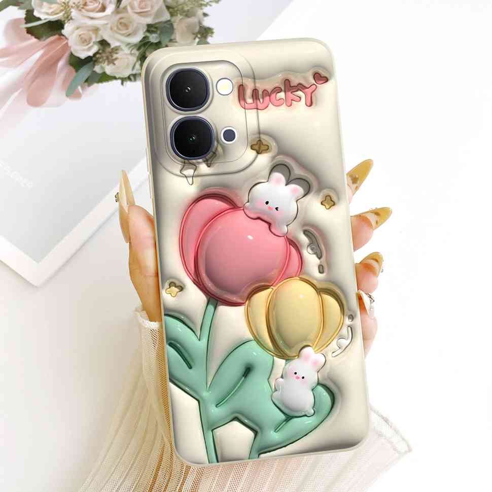 Чехол для vivo Y31d 4G V2543 Модный Мультяшный Рисунок Силиконовый Полная Защита Задняя Крышка Для Vivo Y 31d Y31D 4G Бампер Оболочка