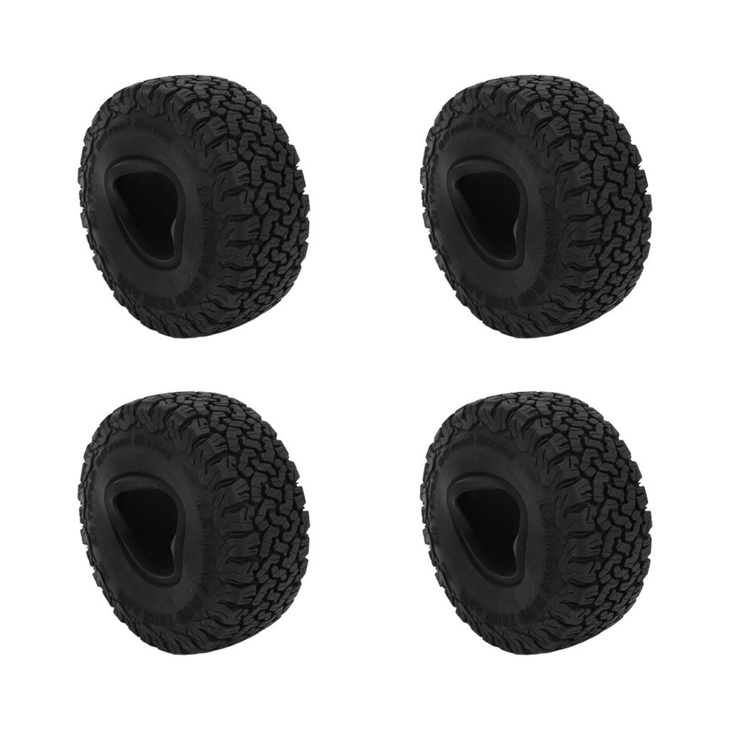 4 шт. 1,9-дюймовые шины для радиоуправляемого краулера, амортизирующие, комплект резиновых шин для радиоуправляемых моделей для Redcat для Traxx
