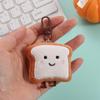 Toast Bread Cute Key Chain Keychain Bread Keyring Plush Bread Keychain  Backpack Pendant