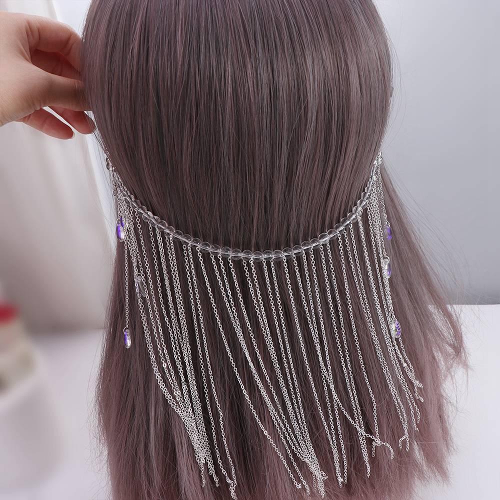 Luxury Face Veil Ancient Style Masquerade Mask Face Decor Hanfu Jewelry Girl Chinese Wedding