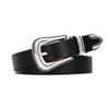 Vintage Inspired Metallic Narrow Waist Belt For Women Stylish And Versatile Fashion Accessory