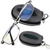 Practical Metal Folding Reading Glasses with Case +1.5 +2.0 +2.5 +3 +3.5 +4.0