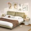 Set Of 2 Wall Mounted Nightstands Floating Bedside Tables With Sliding Drawer 40 X 30 X 15 Cm Oak
