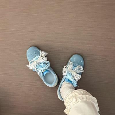 Легкие и универсальные туфли Dexun в стиле ретро, подходящие по цвету, женские, новинка 2025 года, модные повседневные спортивные туфли на шнуровке