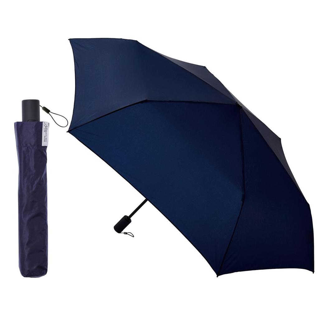 Волшебный Технологичный Сверхлегкий 215г Автоматическое Открытие и Закрытие Складной Зонт Большой Диаметр 102см Легкие 58см Спицы Темно-синий Одним касанием