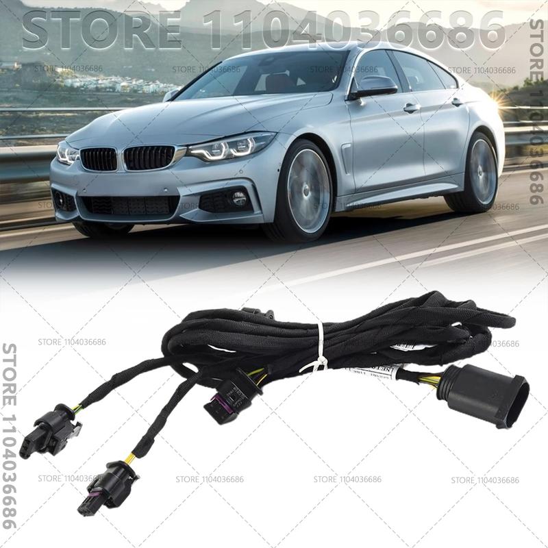 For 2013-2018 BMW 3/4 Series F30 F31 F32 F33 F34 F80 F82 F83 Front Bumper Parking Sensor Wiring Harness PDC Cable Plastic Metal