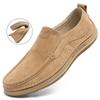Genuine Leather Men Casual Shoes Business Luxury Brand Italian Mens Loafers Moccasin Breathable Slip On Boat Soft Driving Shoes