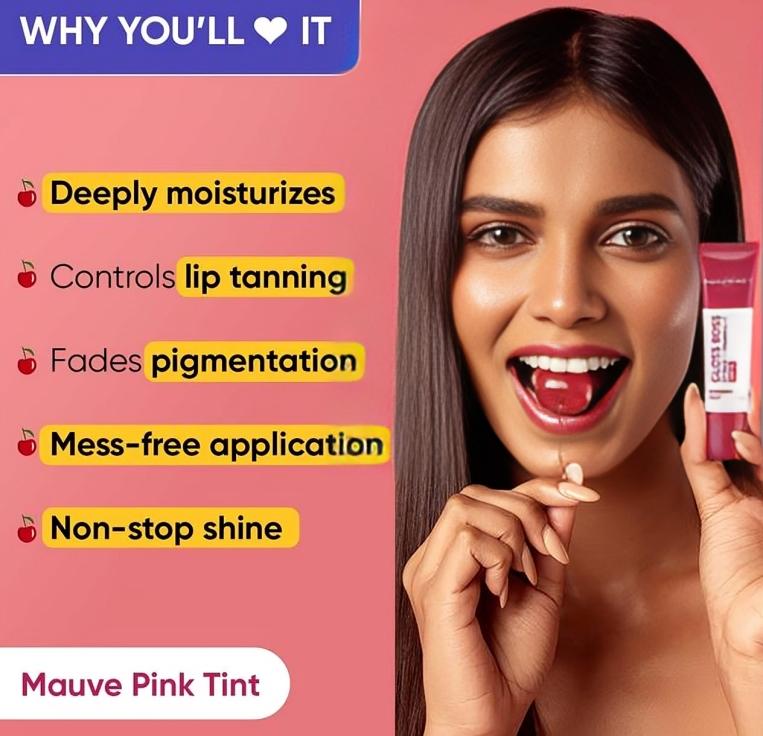 DOT & KEY Dot & Key Cherry Lip Balm SPF 30 Увлажнение для гладких мягких губ, масло ши с витамином Е 12 г