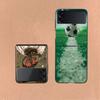 Football Soccer Ball Design For Samsung Galaxy Z Flip 5 4 3 Case Shockproof Hard Cover Phone Z Flip 6 7 5G Z Flip 5 4 5G TPU P