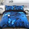 Трехпредметное постельное белье Домашний текстиль Принт бабочки Пододеяльник Цифровая печать 3D