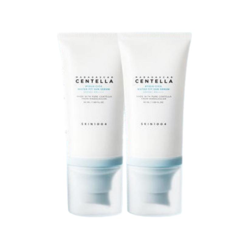 Skin1004 Мадагаскарская центелла Hyalu-Cica Water-Fit Солнечная сыворотка 50 мл × 2 шт.