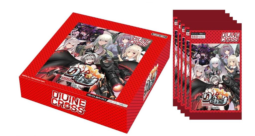 TCG DIVINE CROSS 6 BOXES IN CARTON PLUS PACK SET RickJaaaaaaa Vol.1
