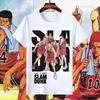 Футболка Slam Dunk Master Tide Fashion Sakuragi Mitsui Shou Around Clothes Молодежная баскетбольная футболка с коротким рукавом Мужская Женская Футболка Топы