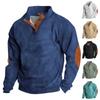Spring And Men's Standing Collar Sweatshirt Is Outdoor Casual Sweaters Tops