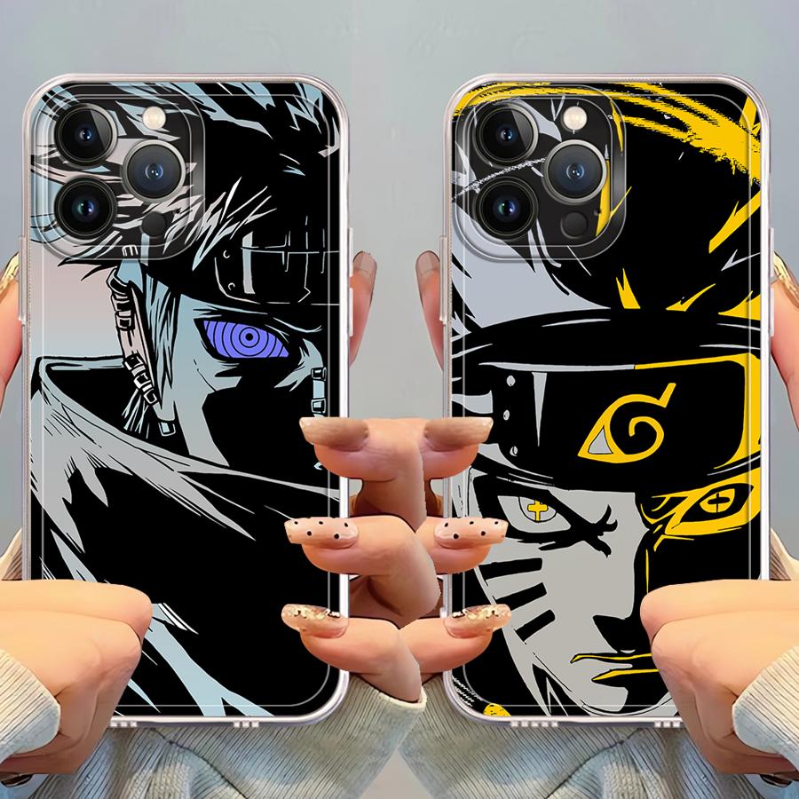 Крутой чехол с аниме-персонажами для iPhone 12 Mini XR 16 15 14 Plus 13 12 11 Pro MAX 7 8 16e Мягкий чехол для телефона