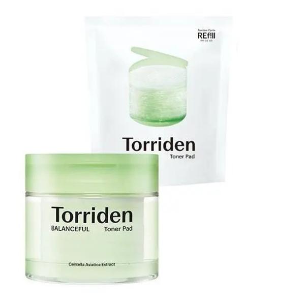 TORRIDEN Toner Pad Refill Set (Choose 1) – DIVE-IN Hydration (80+80) / BALANCEFUL Calming (60+60)
