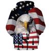 Толстовки с флагом США, толстовка для мужчин/женщин с капюшоном, 3D принтом орла, весна-осень, модные повседневные пуловеры с капюшоном, большие размеры, американская куртка