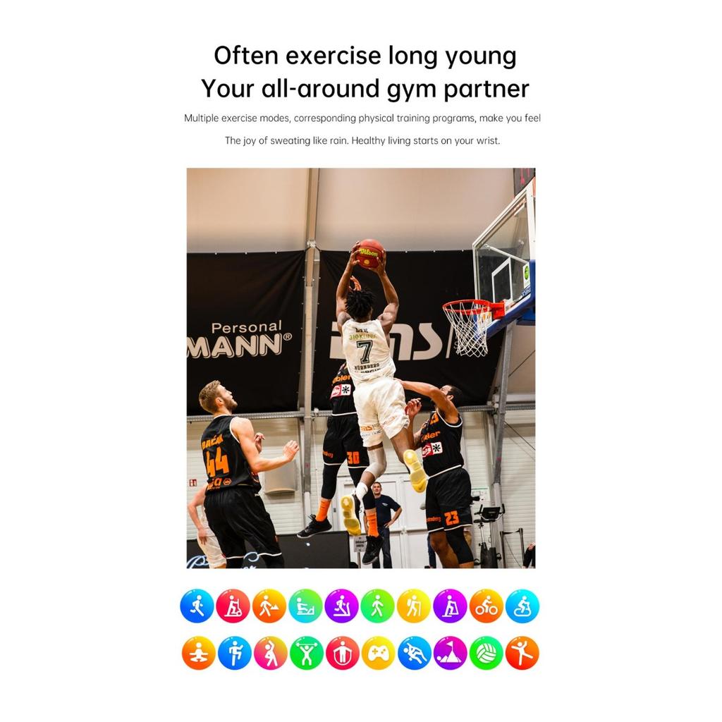 SACOSDING Hygieia-003s Pro-B Health Smart Watch HD Bluetooth Call ECG+PPG Thermometer Blood Pressure Heart Rate Monitor Smartwatch