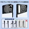 Compatible with the new PS5 2 pieces dust cover PS5 Pro heatsink barrier pet hair cover dustproof breathable ventilation Pro/PS5 Slim, net, anti-dust