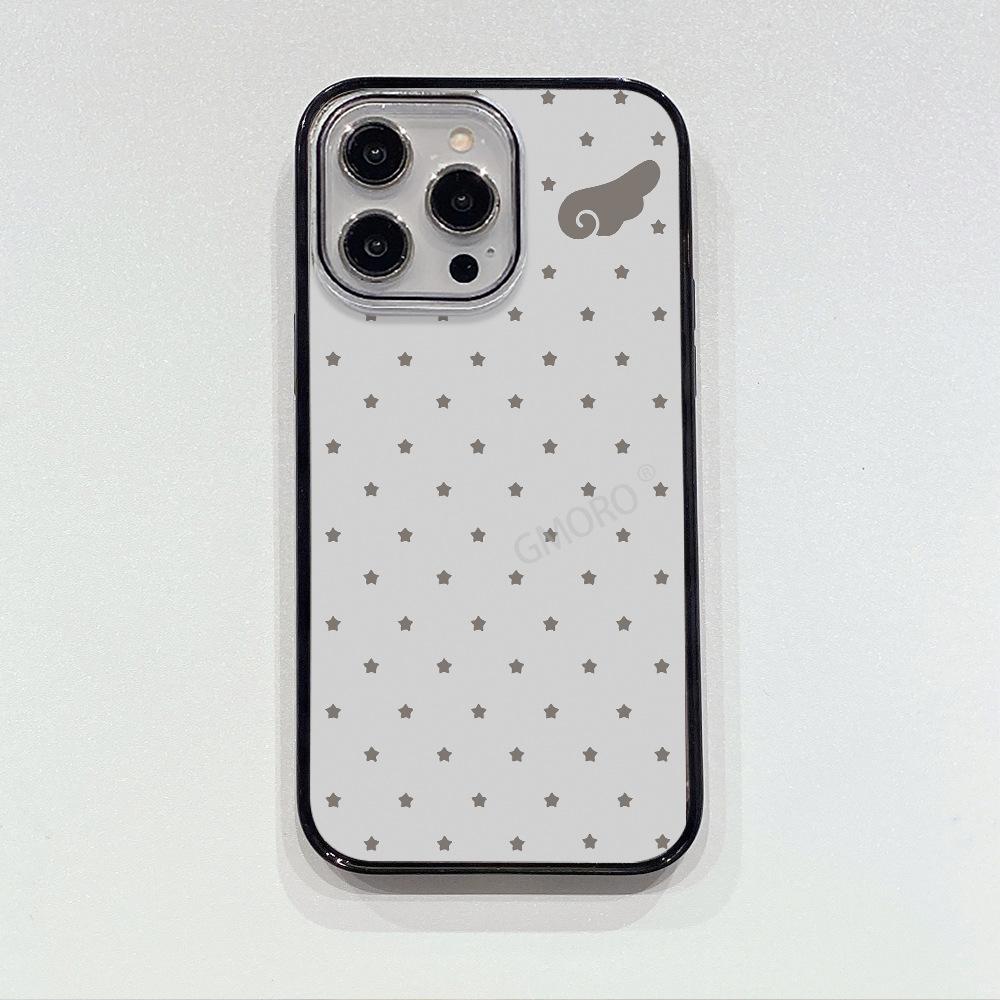 [Magsafe magnetic attraction] Simple polka dot transparent Apple 15/6promax mobile phone case iPhoneAIR protective case
