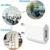 2-5 шт. 5 В 1 А Eu AC домашнее зарядное устройство USB для iPhone 6 7 8 plus x xr 11 12 13 14