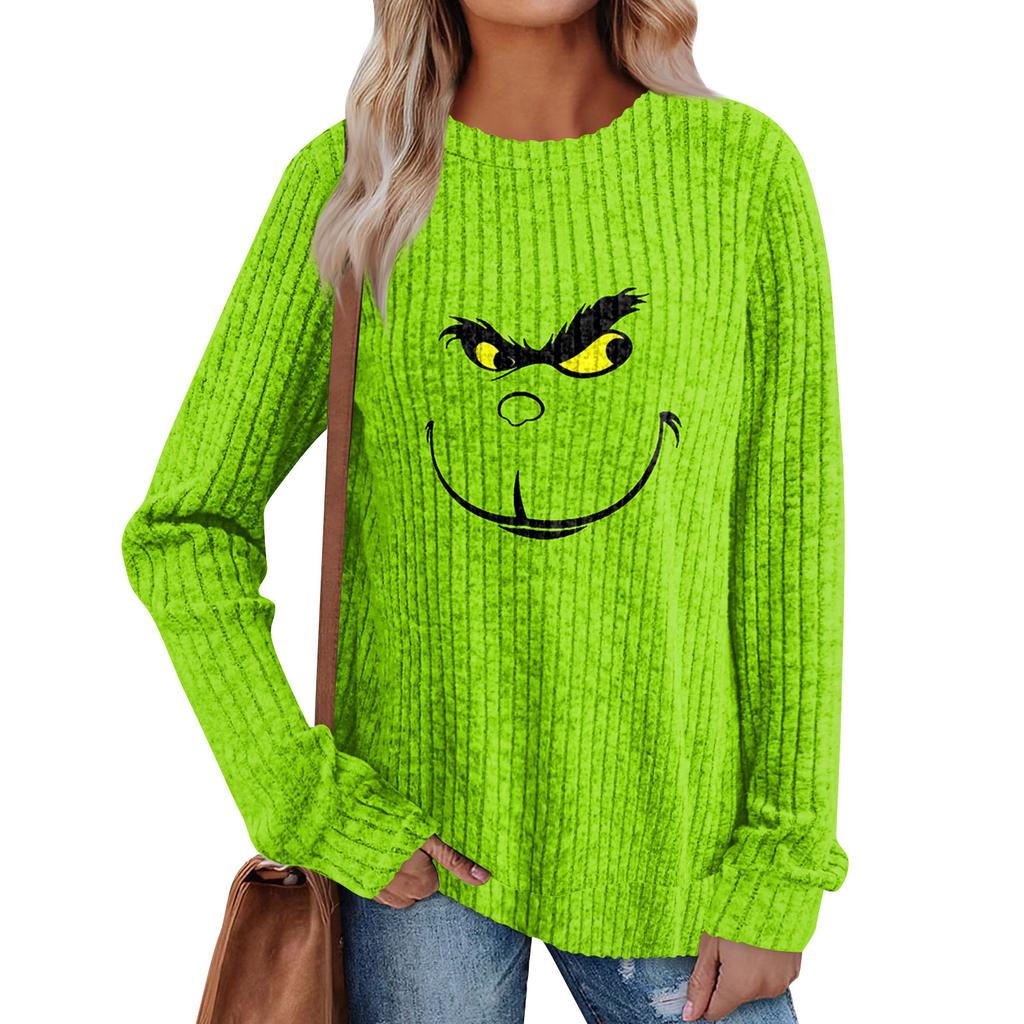 Женский принт Легкий Топ с круглым вырезом из матового хлопка