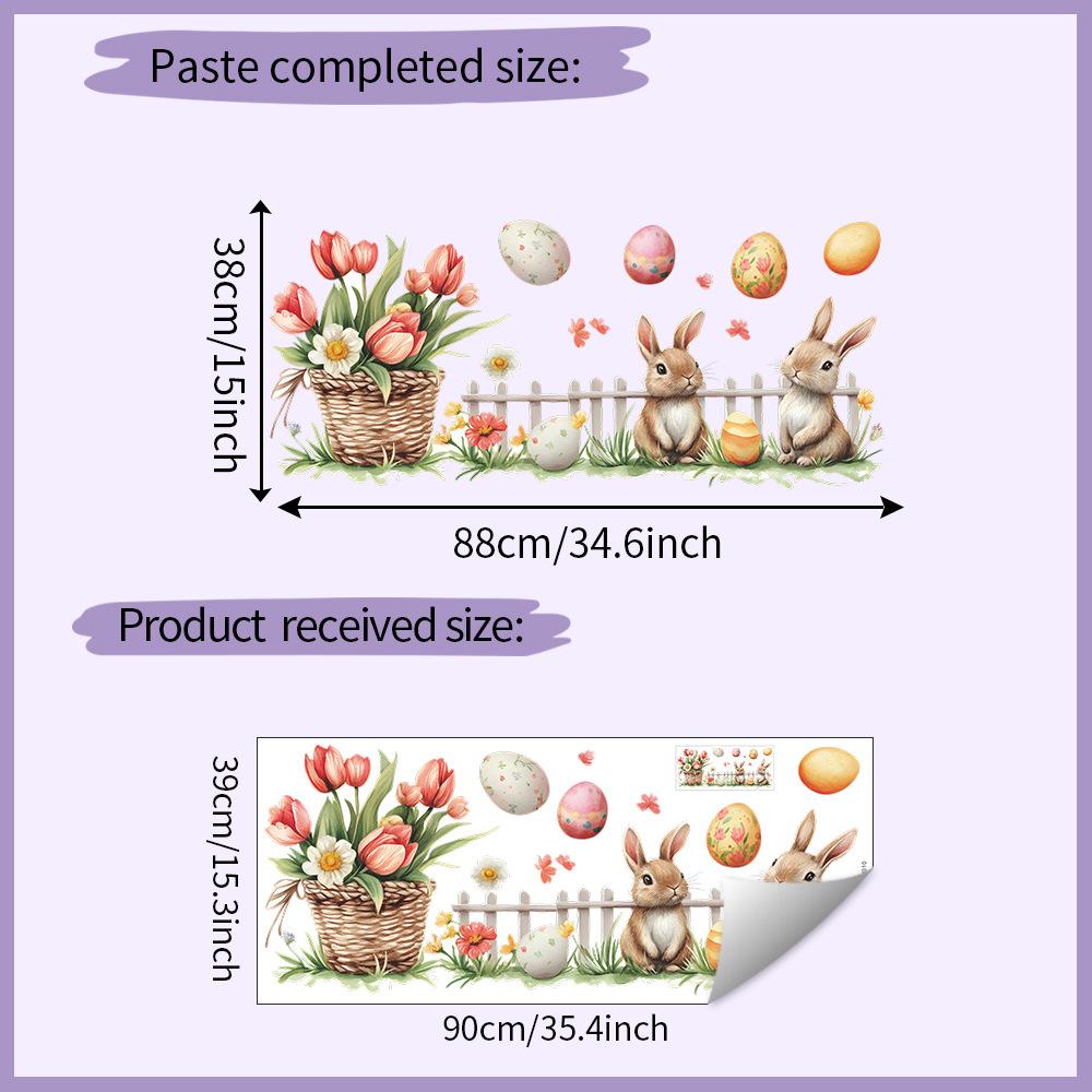 Двусторонняя красочная наклейка на стену с изображением бабочек и цветов, электростатическая паста, паста для оконного стекла, видимая декоративная наклейка на стену