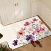 Ins Flower Floor Mat Bathroom Stain-resistant Foot Mat Bathroom Diatom Mud Strong Water Absorbing Bathroom Bathroom Non-slip Mat