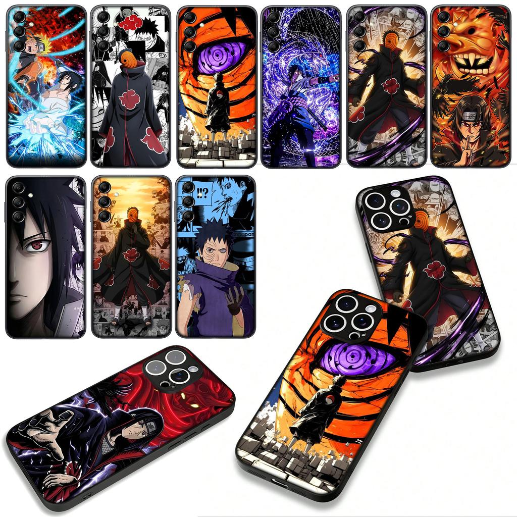 Itachi Tobi Narutos Obito Uchiha Sasuke Cover for Apple iPhone 17 16 11 Pro XS Max XR 6 7 8 Plus 16E SE 2020 Air 5 SE2 Case