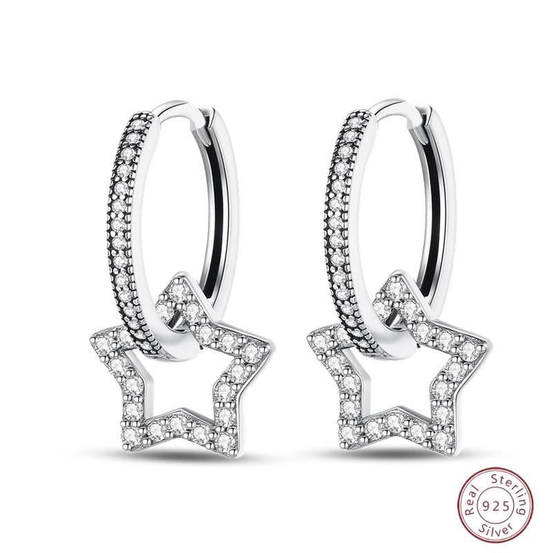 Серьги-кольца из серебра 925 пробы, минималистичные, золотые, круглые, модные, с застежкой-пряжкой с цирконием, свадебные украшения, подарок для женщин